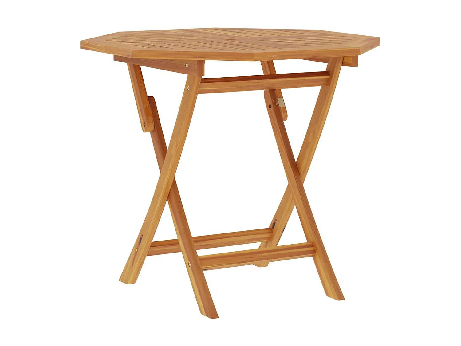 Mesa de jardim dobrável 85x85x76 cm madeira teca maciça