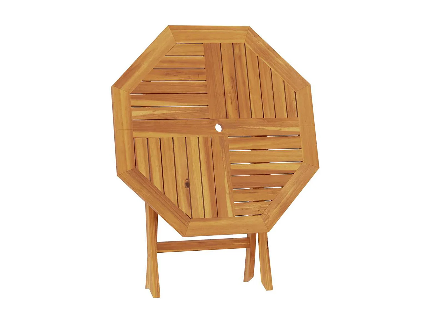 Mesa de jardim dobrável 85x85x76 cm madeira teca maciça