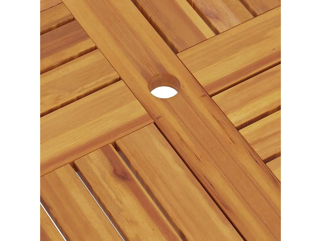 Tavolo da Giardino Pieghevole 85x85x76cm Legno Massello di Teak