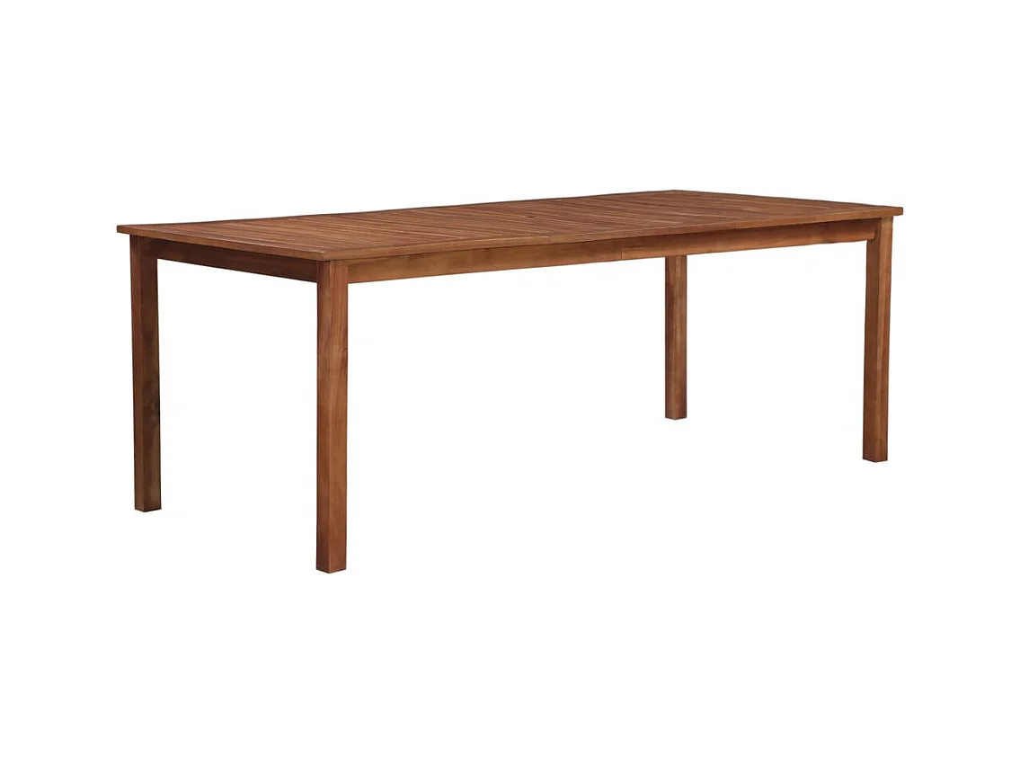 Table de jardin 200x100x74 cm Bois d'acacia massif