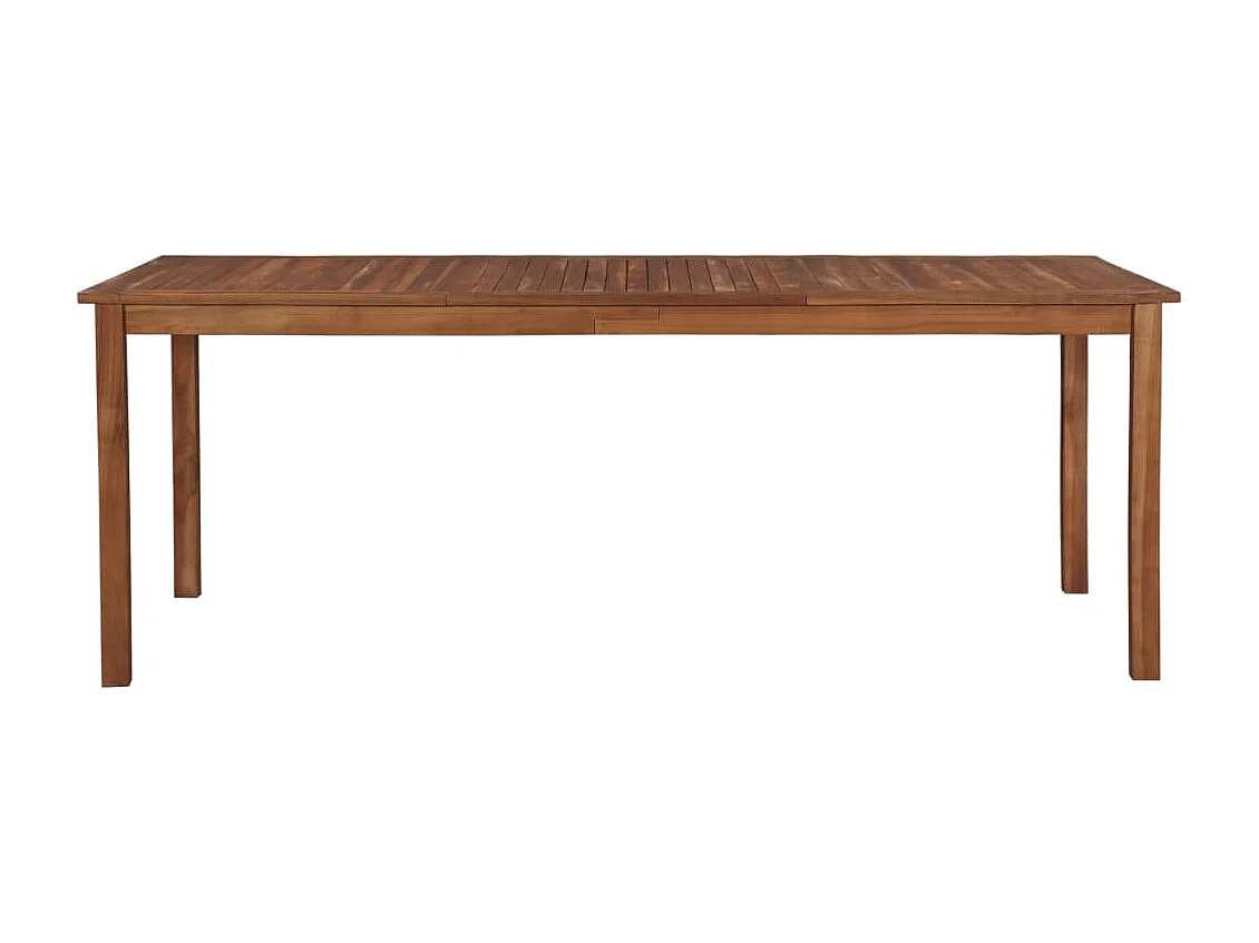 Table de jardin 200x100x74 cm Bois d'acacia massif