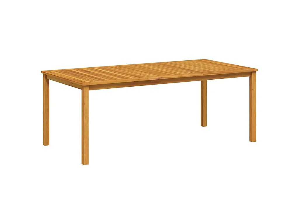 Table de jardin 200x100x74 cm Bois d'acacia massif