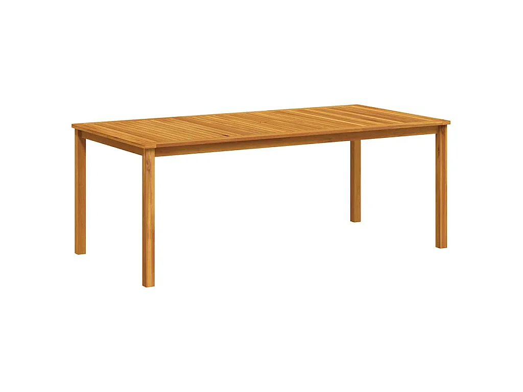 Table de jardin 200x100x74 cm Bois d'acacia massif