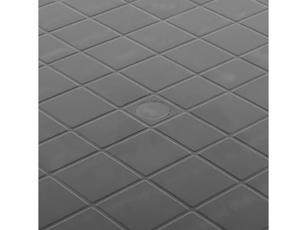 Tavolo da Giardino Antracite 89 cm in Plastica