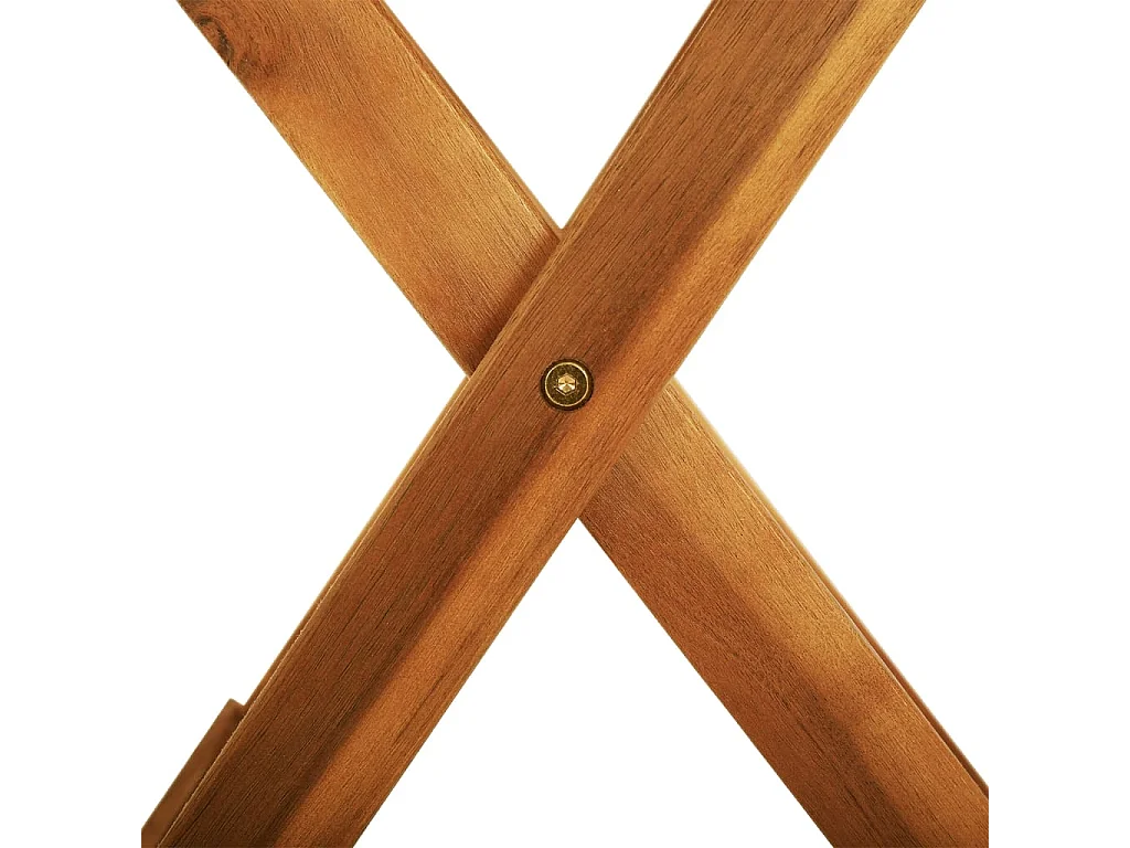 Tuintafel inklapbaar Ø60x75 cm massief eucalyptushout