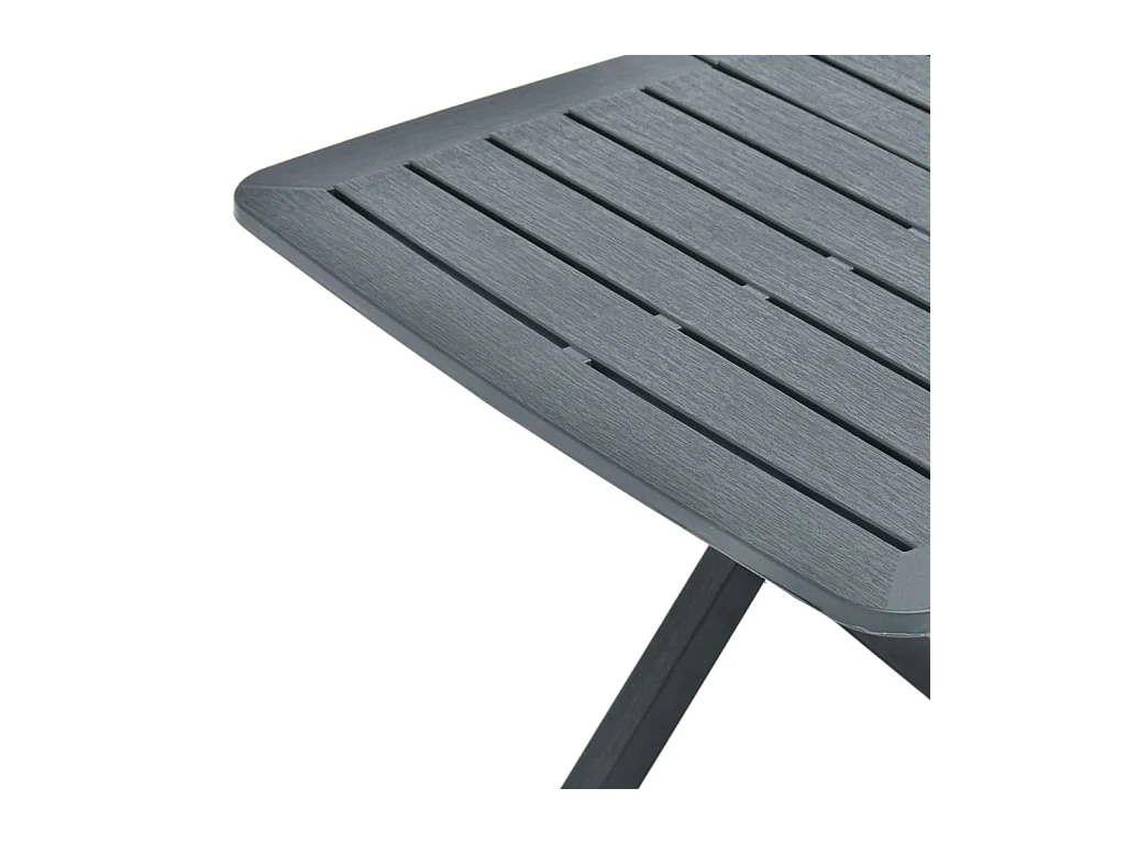 Tuintafel inklapbaar 79x72x70 cm kunststof groen