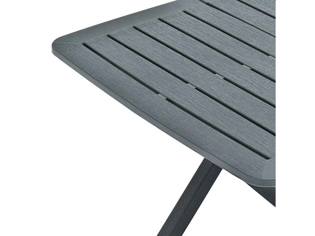 Tuintafel inklapbaar 79x72x70 cm kunststof groen