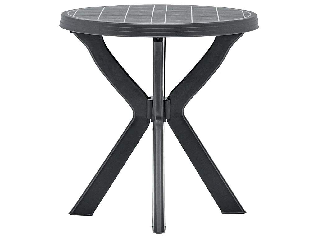 Bistrotisch Anthrazit Ø70 cm Kunststoff