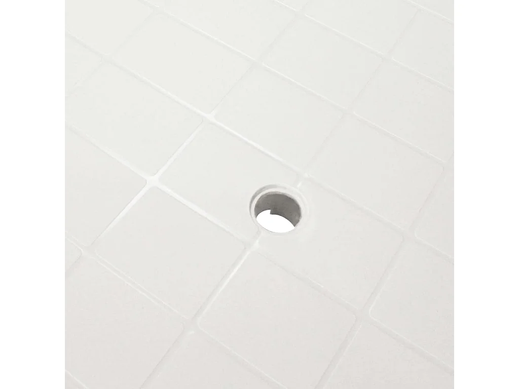 Mesa de jardim 101x68x72 cm plástico branco