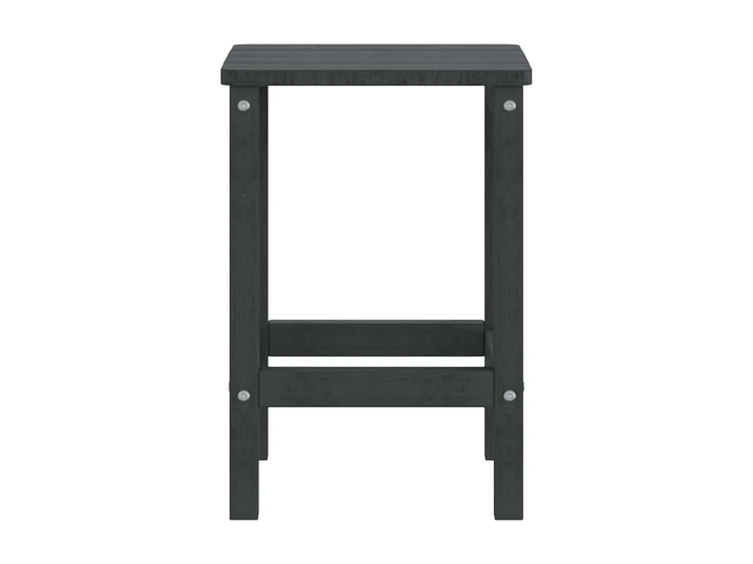 Table de jardin Adirondack Anthracite 38x38x46 cm PEHD