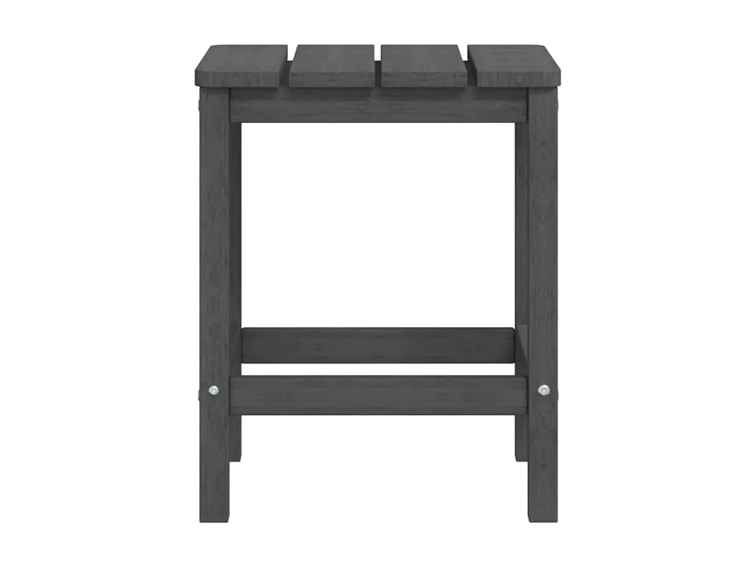 Table de jardin Adirondack Anthracite 38x38x46 cm PEHD