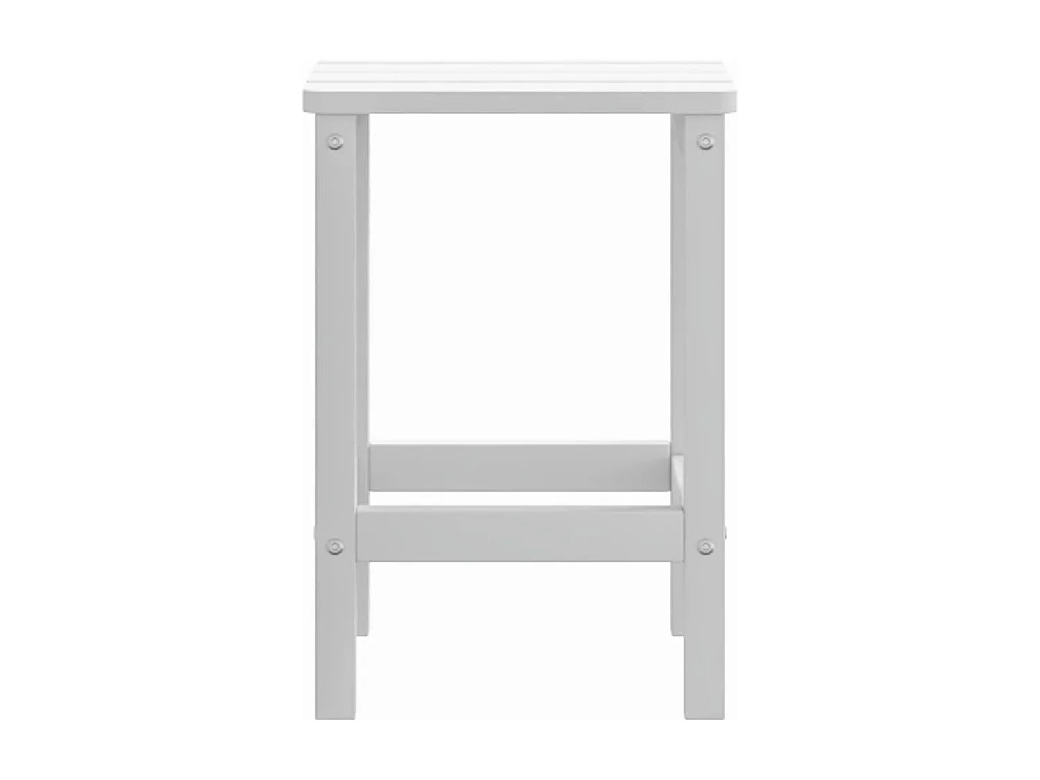 Adirondack-Gartentisch Weiß 38x38x46 cm HDPE