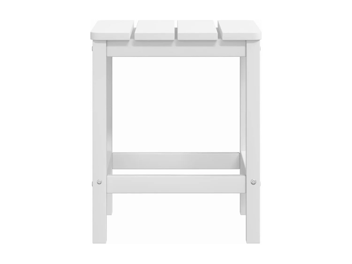 Adirondack-Gartentisch Weiß 38x38x46 cm HDPE