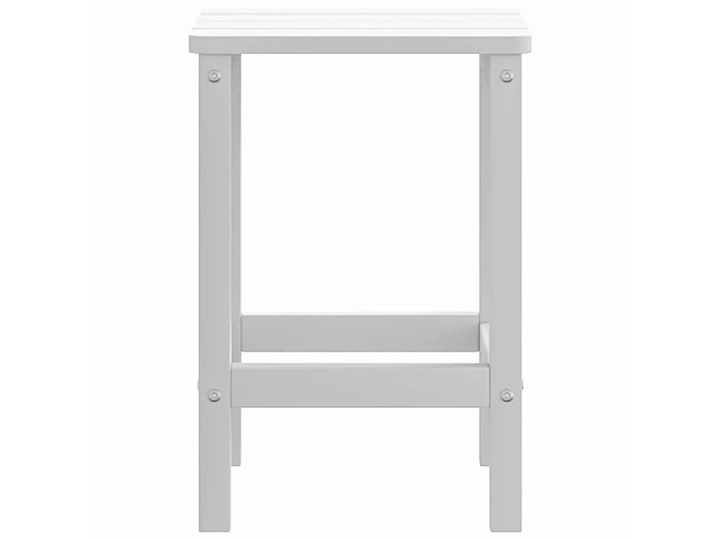 Table de jardin Adirondack Blanc 38x38x46 cm PEHD
