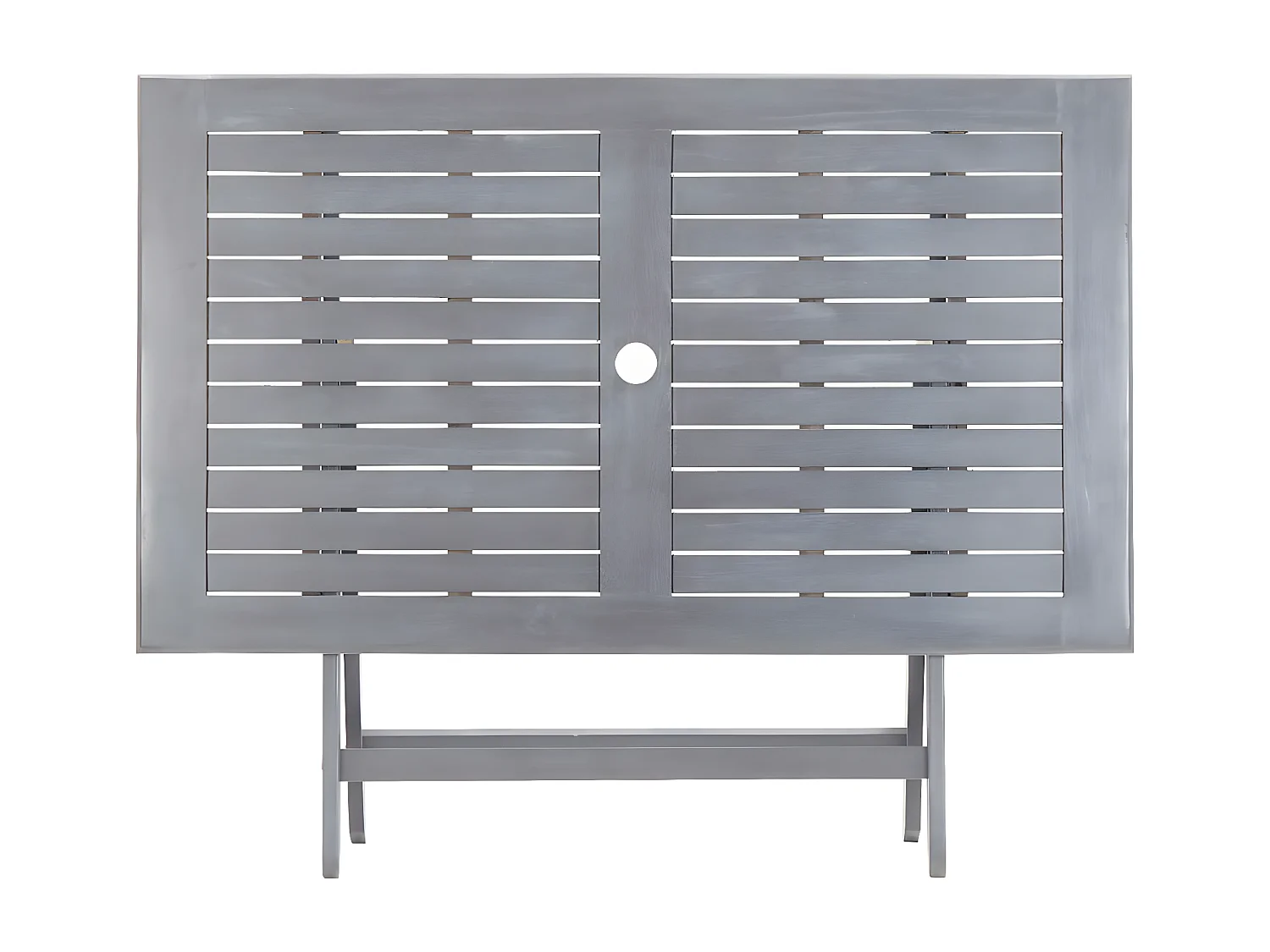 Klappbarer Gartentisch 120 x 70 x 75 cm Massivholz Akazie