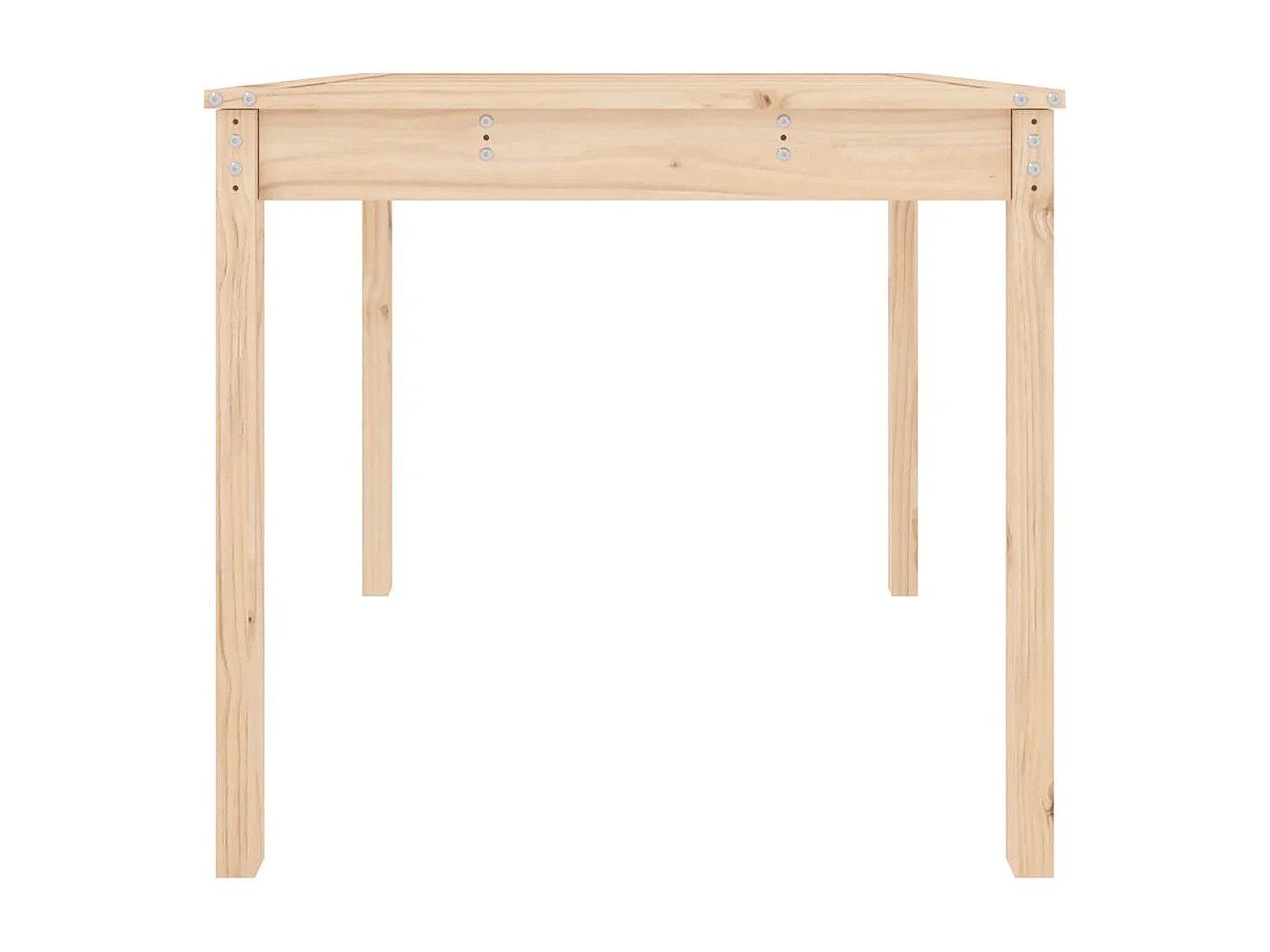 Table de jardin 82,5x82,5x76 cm bois massif de pin
