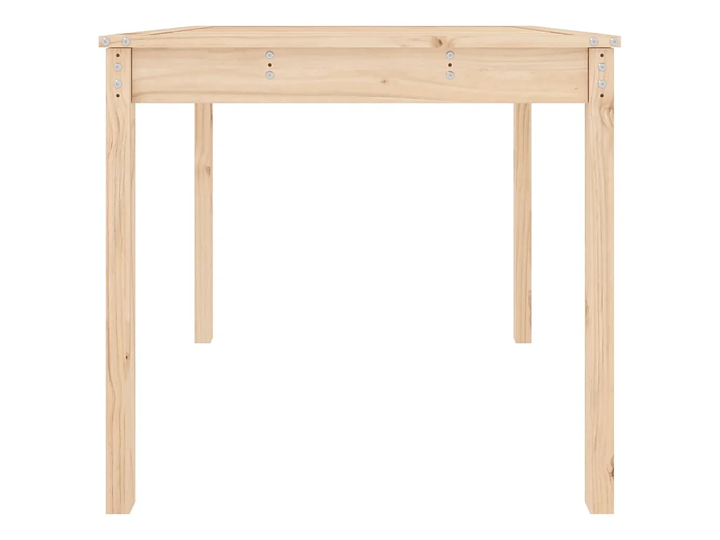 Table de jardin 82,5x82,5x76 cm bois massif de pin