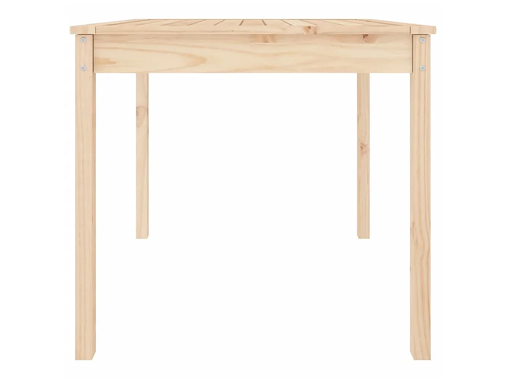 Table de jardin 82,5x82,5x76 cm bois massif de pin