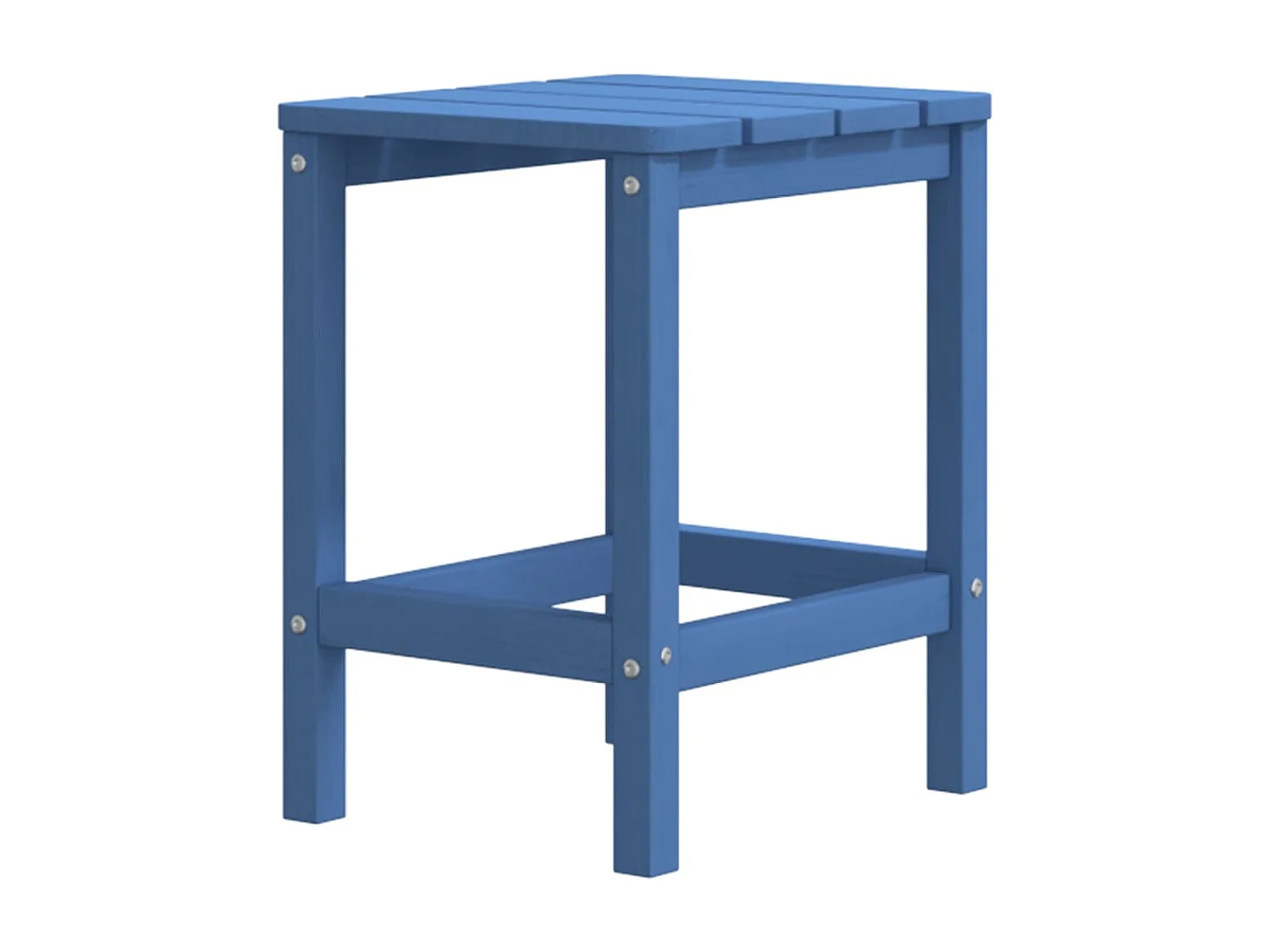 Tuintafel Adirondack 38x38x46 cm HDPE aquablauw