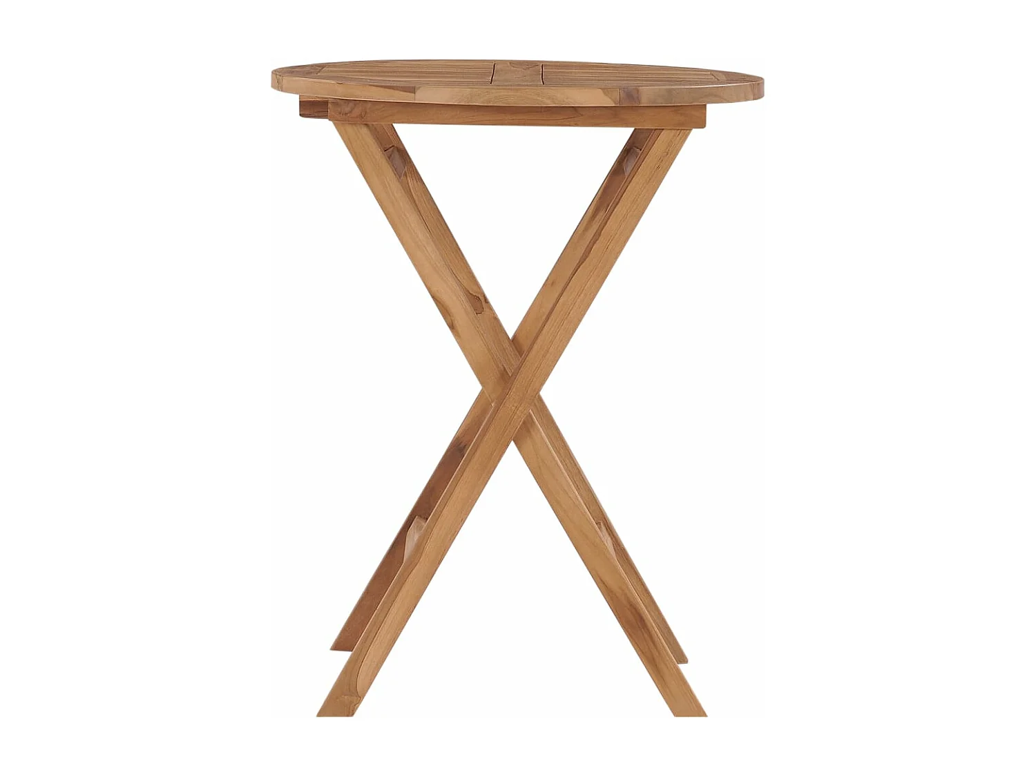 Table pliable de jardin 60 cm Bois de teck solide