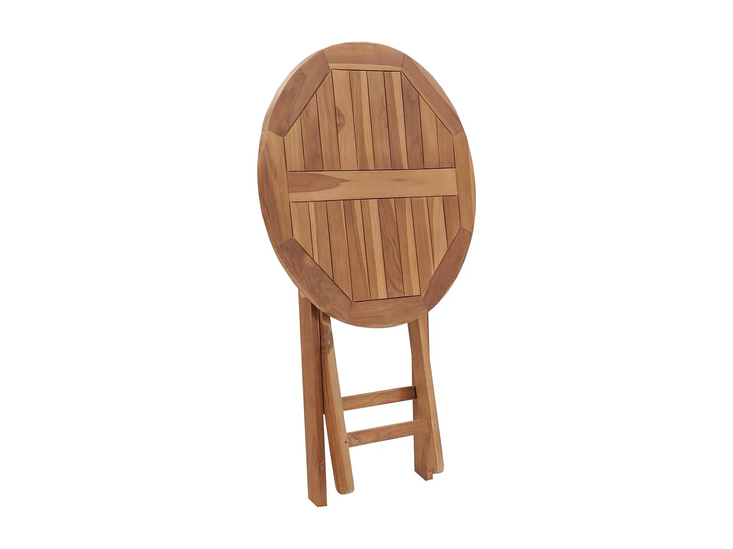 Table pliable de jardin 60 cm Bois de teck solide