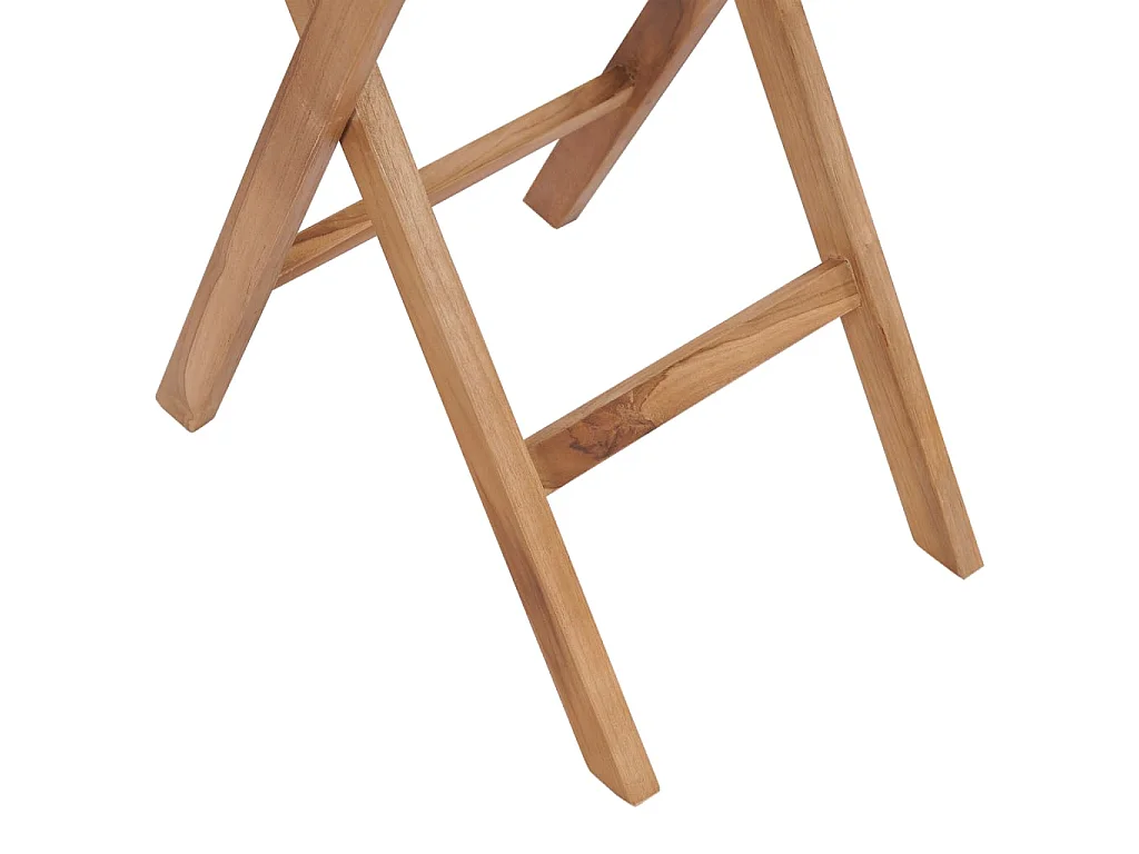 Table pliable de jardin 60 cm Bois de teck solide