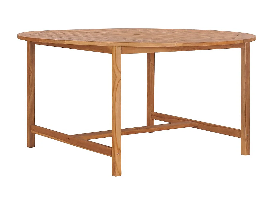 Tuintafel 150x76 cm massief teakhout