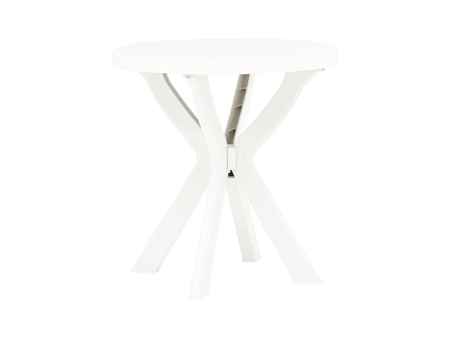 Table de bistro Blanc Ø70 cm Plastique