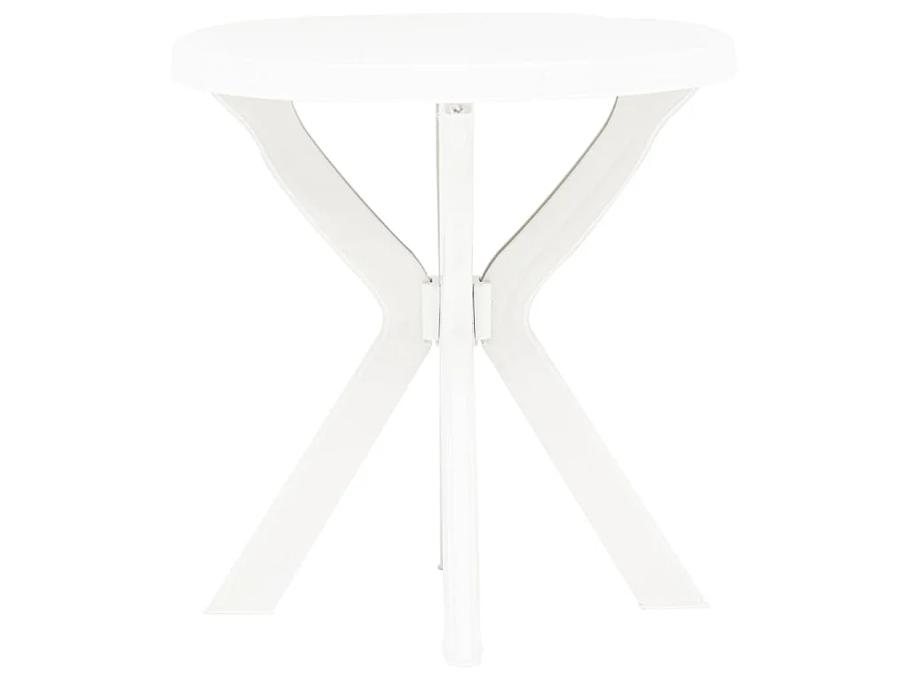 Table de bistro Blanc Ø70 cm Plastique