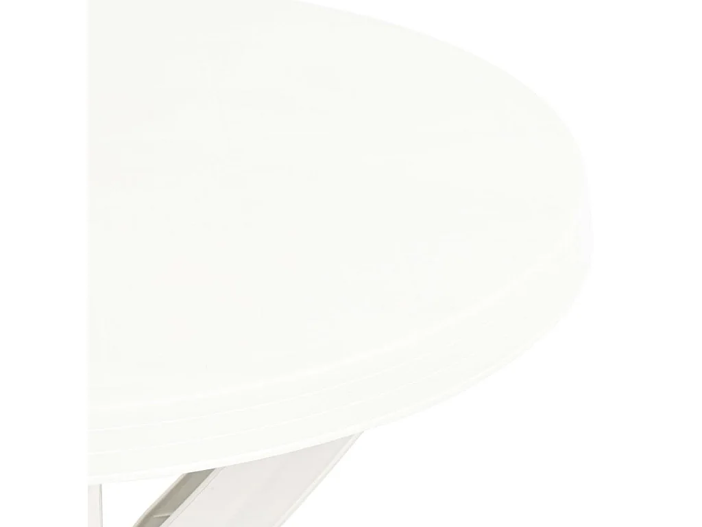 Table de bistro Blanc Ø70 cm Plastique
