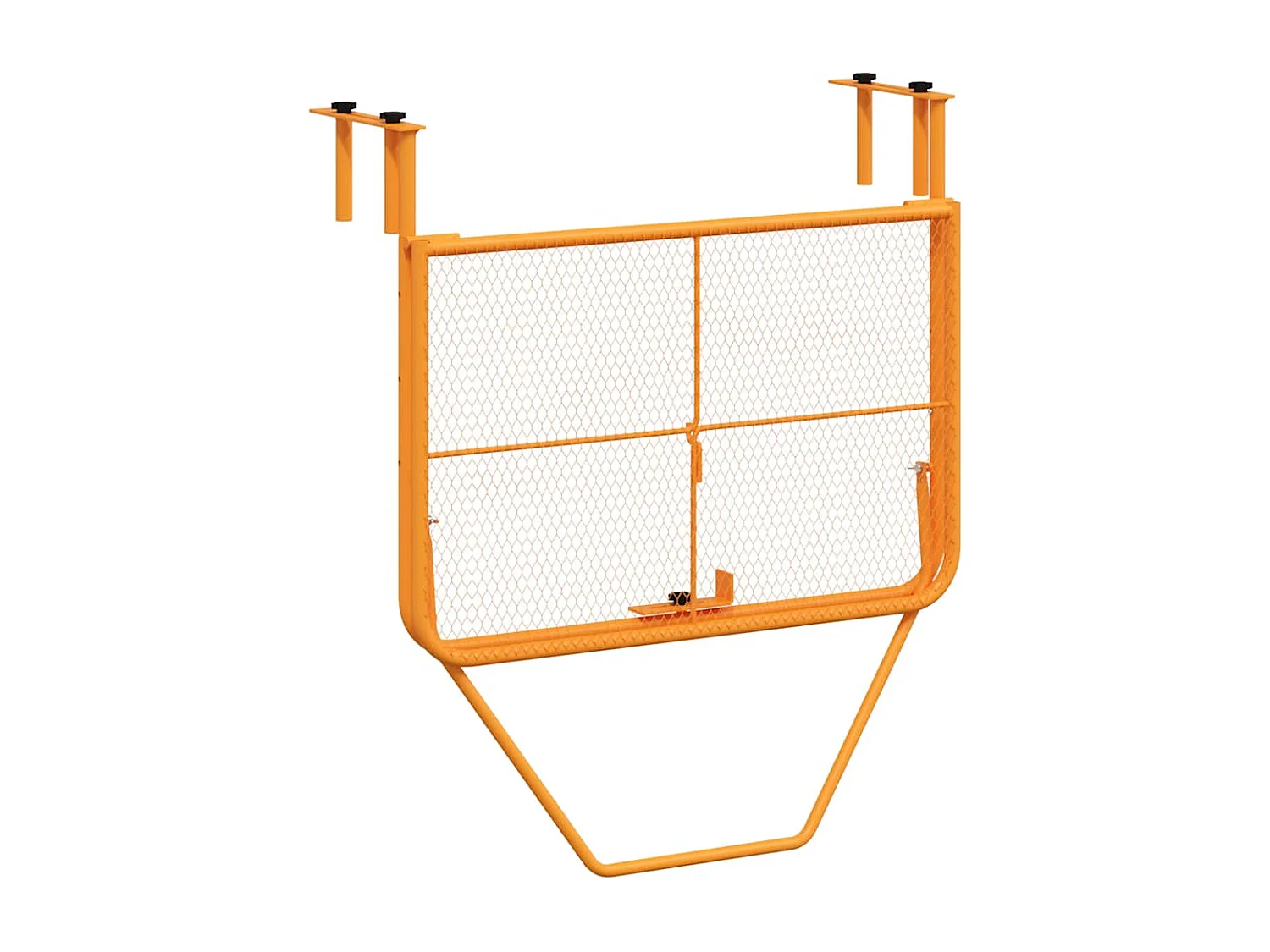 Table de balcon Jaune 60x40 cm Acier