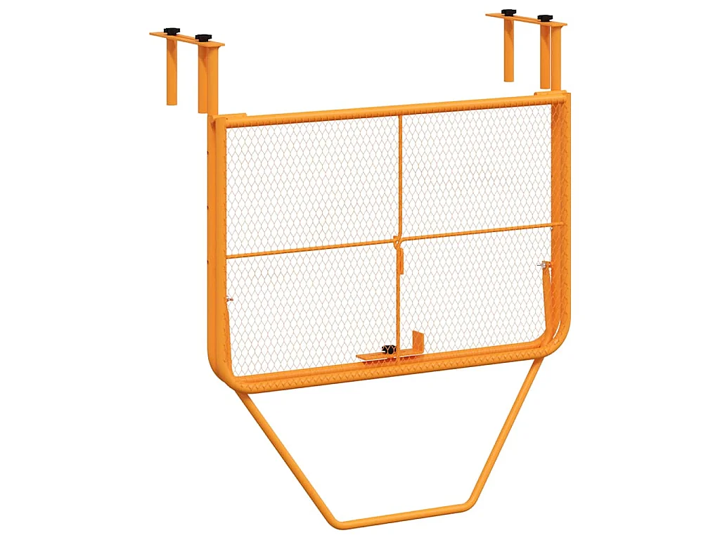 Balkontisch Gelb 60x40 cm Stahl