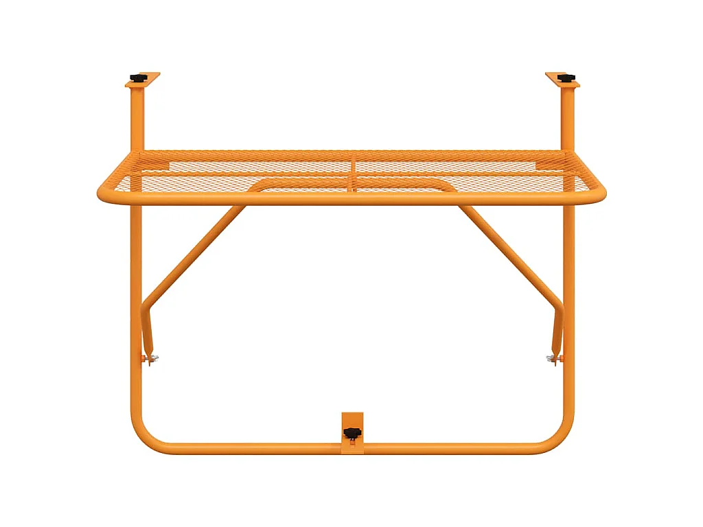 Balkontisch Gelb 60x40 cm Stahl