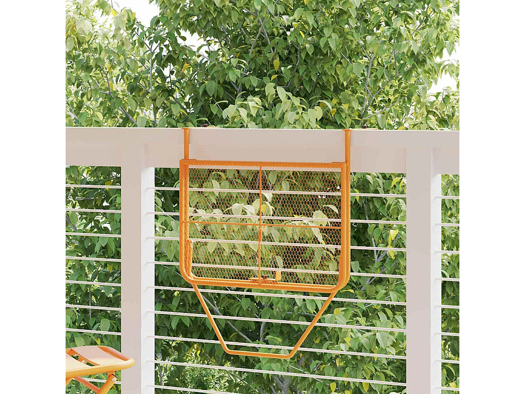 Balkontisch Gelb 60x40 cm Stahl