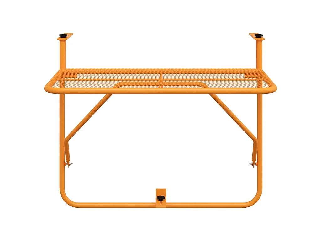 Balkontisch Gelb 60x40 cm Stahl