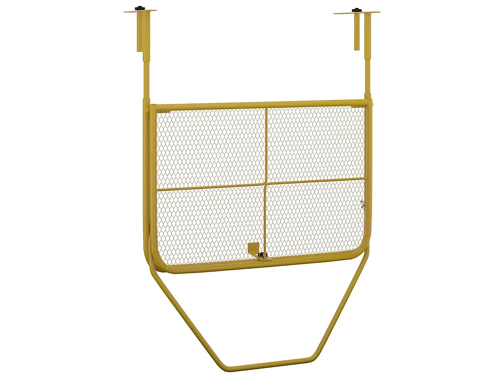 Balkontafel 60x40 cm staal goudkleurig