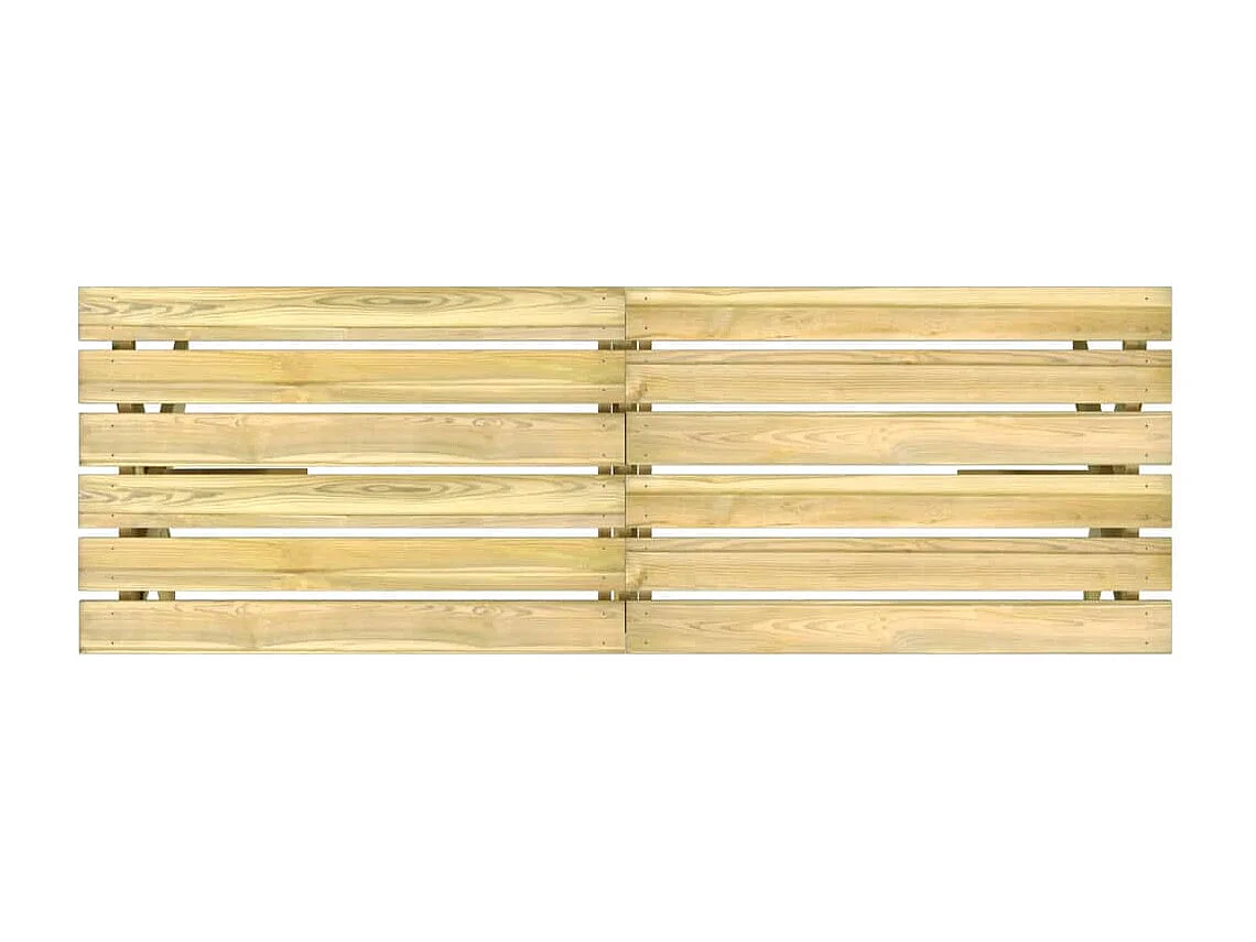 Mesa de jardim 220x73x70 cm madeira de pinho impregnada