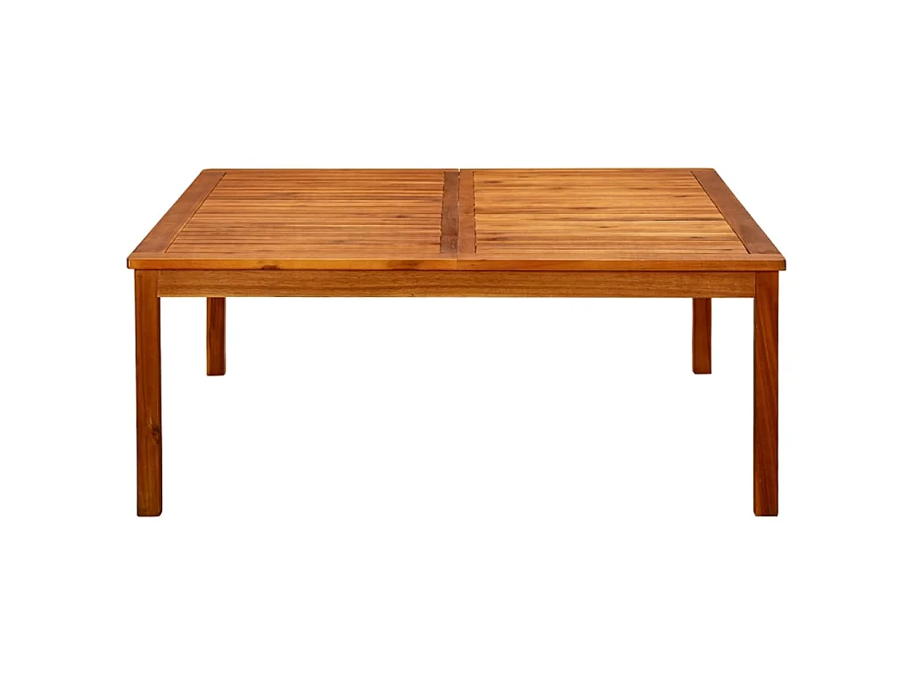 Garten-Couchtisch 110x110x45 cm Massivholz Akazie