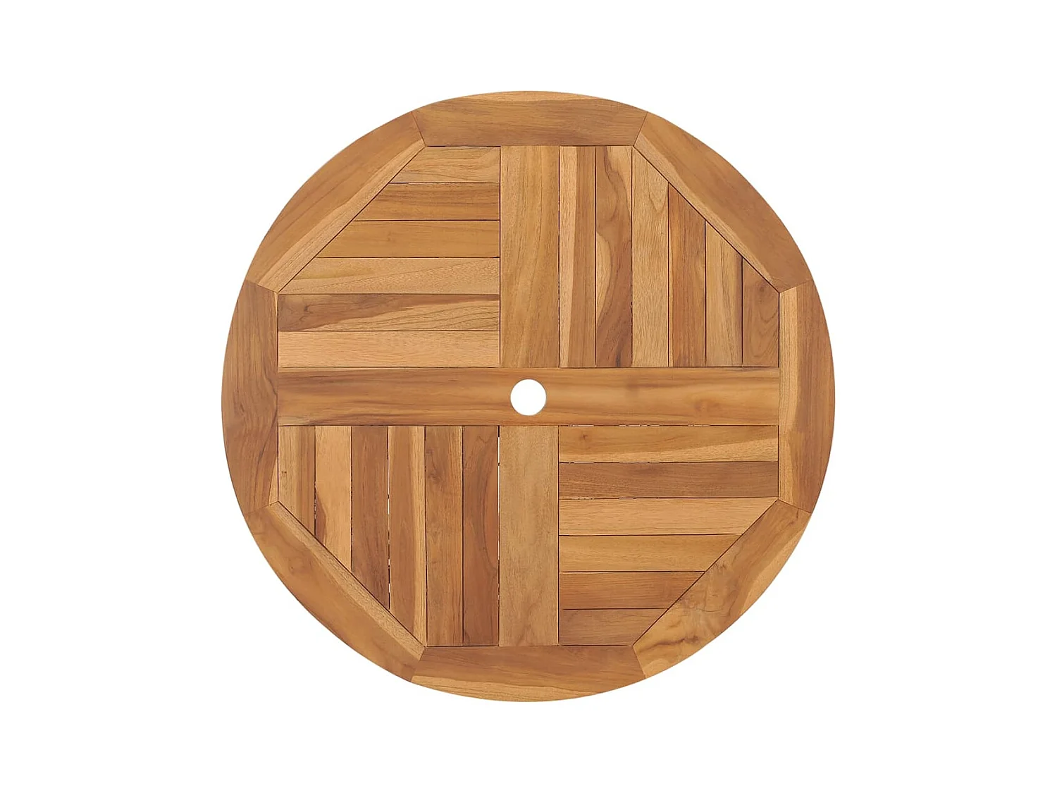 Tuintafel inklapbaar 85x76 cm massief teakhout