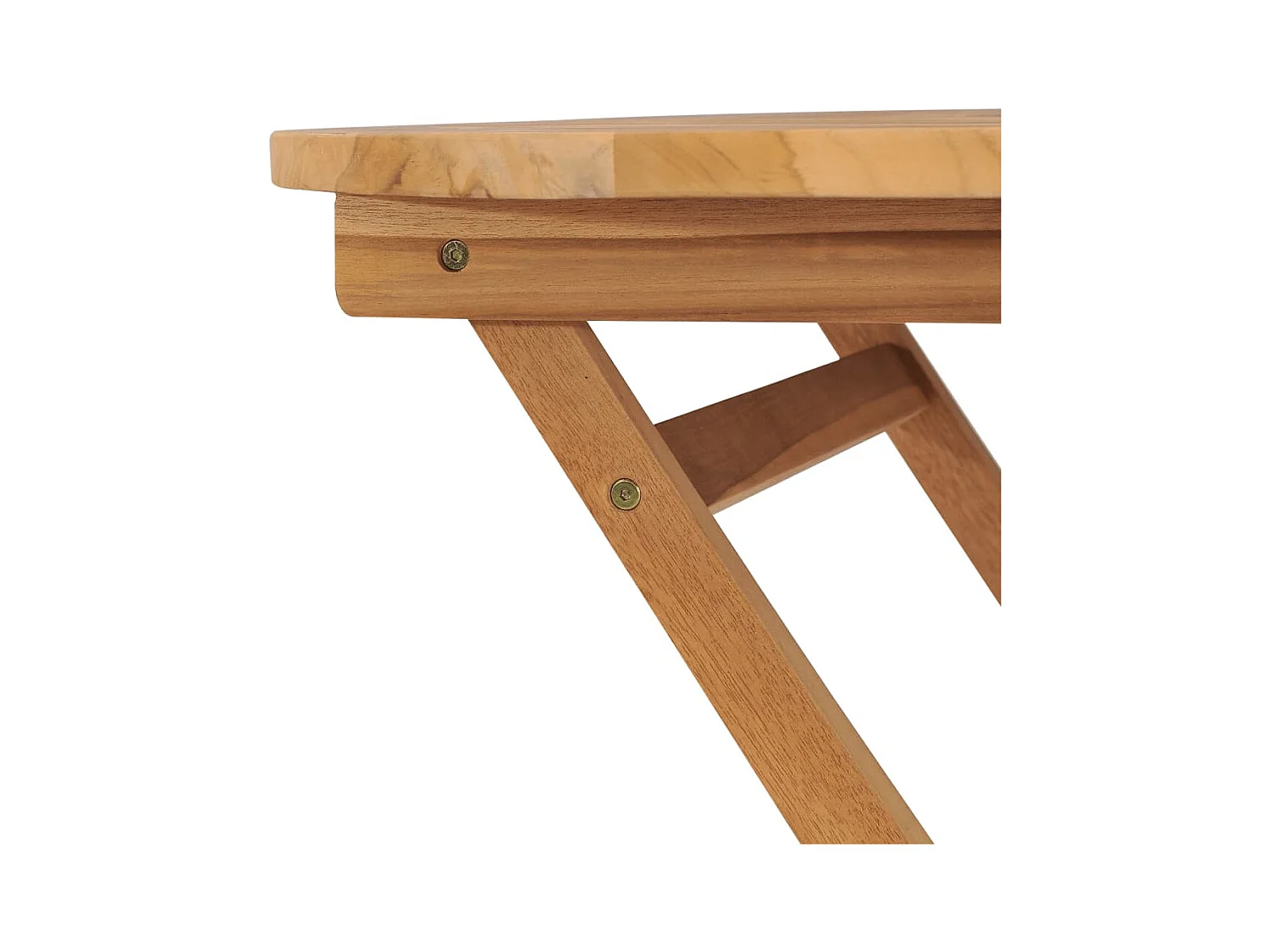 Tuintafel inklapbaar 85x76 cm massief teakhout