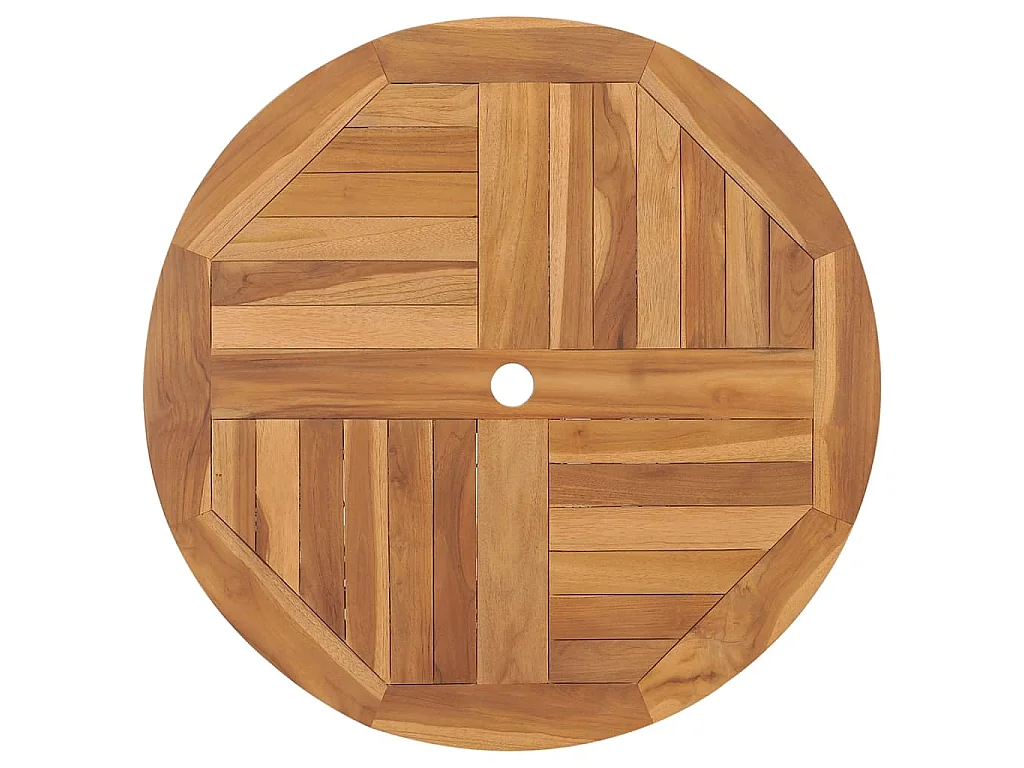 Table pliable de jardin 85x76 cm Bois de teck solide