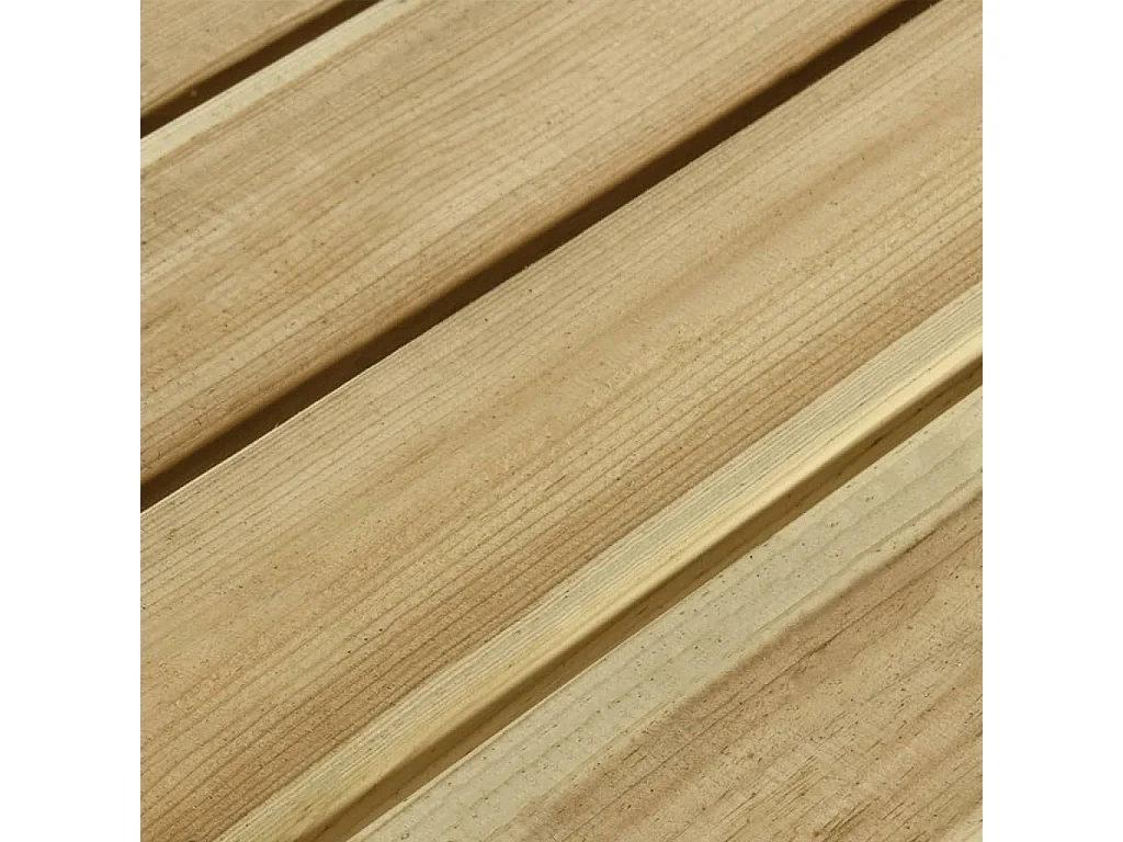 Picknicktafel met banken 110x123x73 cm geïmpregneerd grenenhout