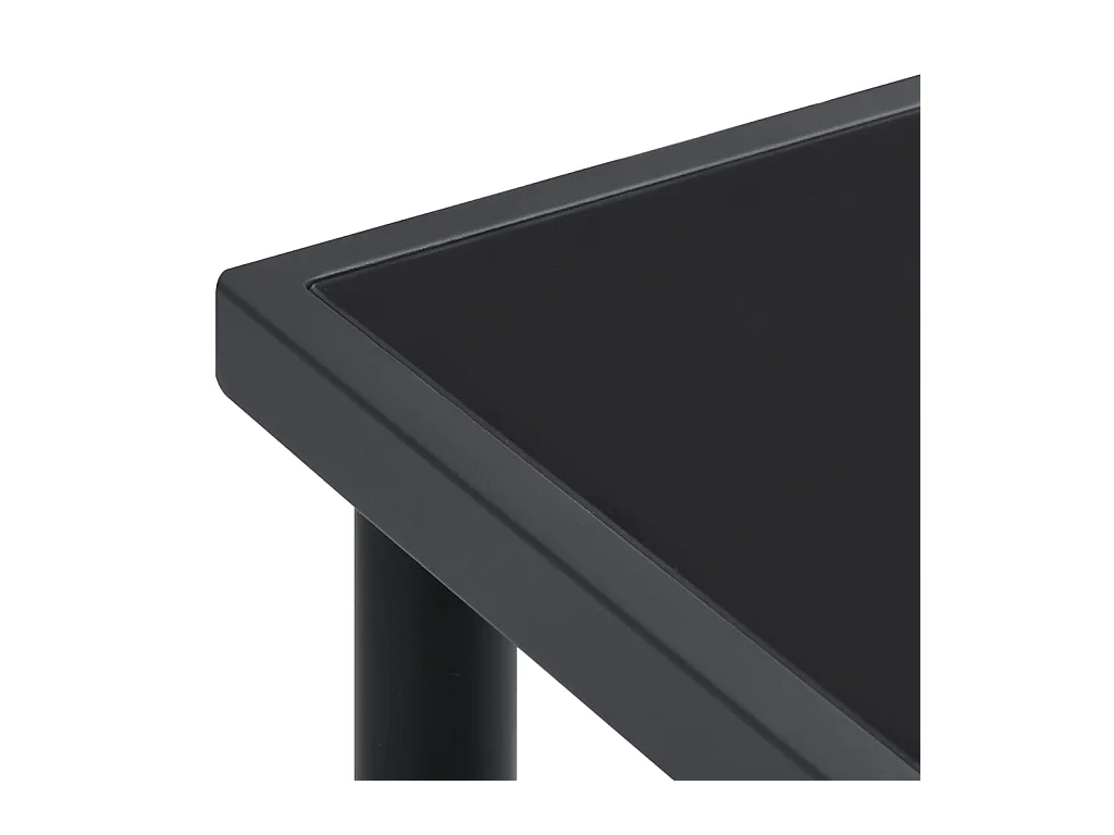 Tuintafel 190x90x74 cm staal antracietkleurig