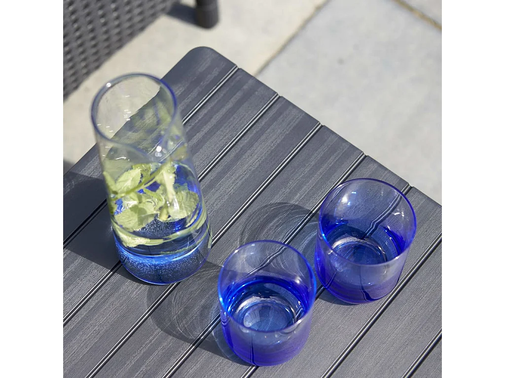 Table de jardin Lyon Graphite 232300