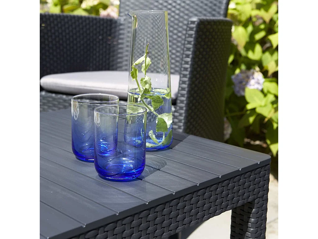 Table de jardin Lyon Graphite 232300
