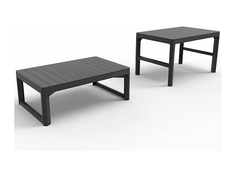 Table de jardin Lyon Graphite 232300