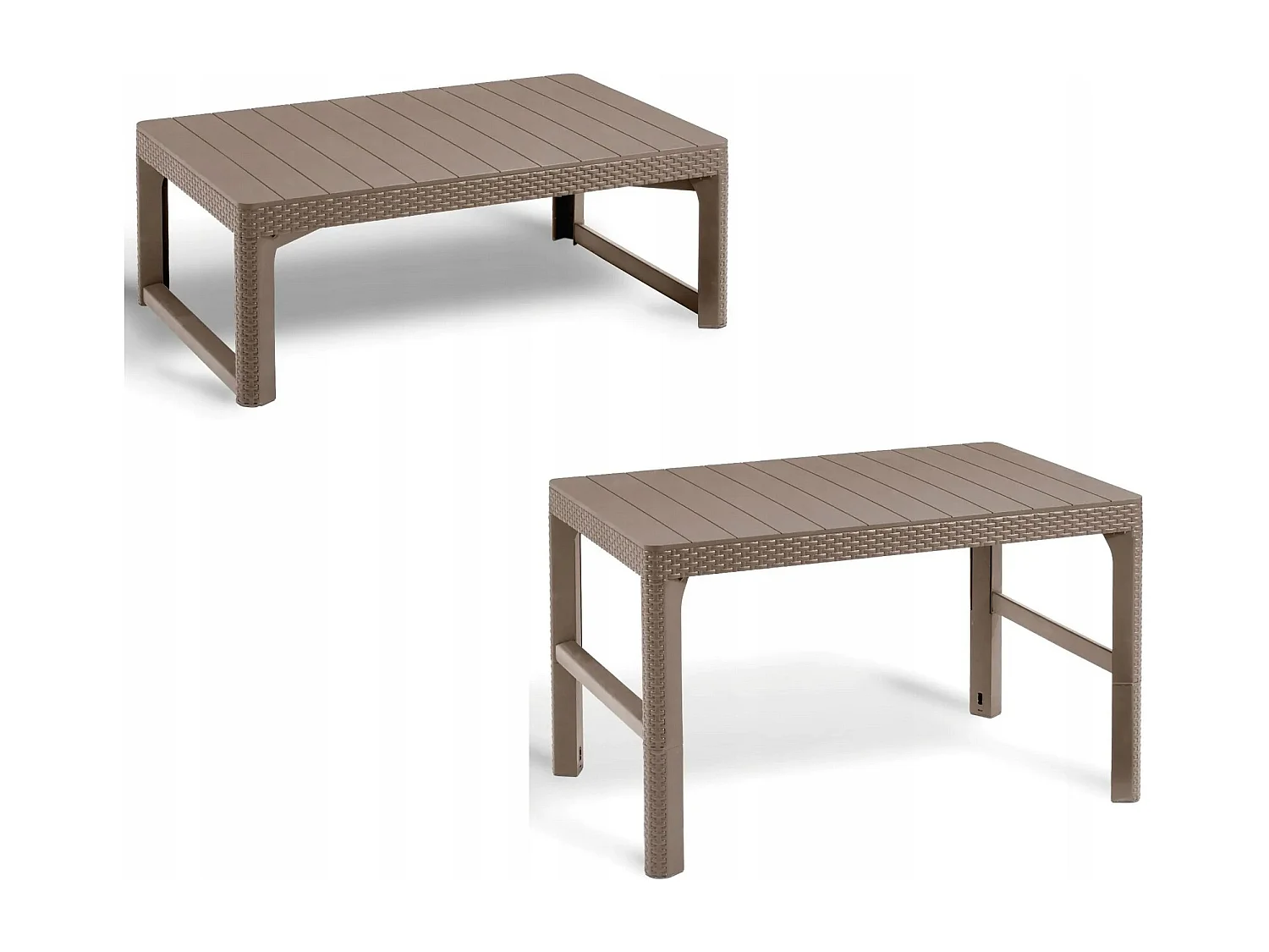 Mesa de jardín Lyon color capuchino