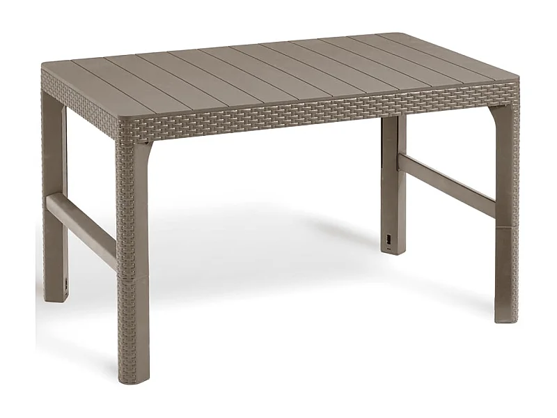 Gartentisch Lyon Cappuccino-Braun