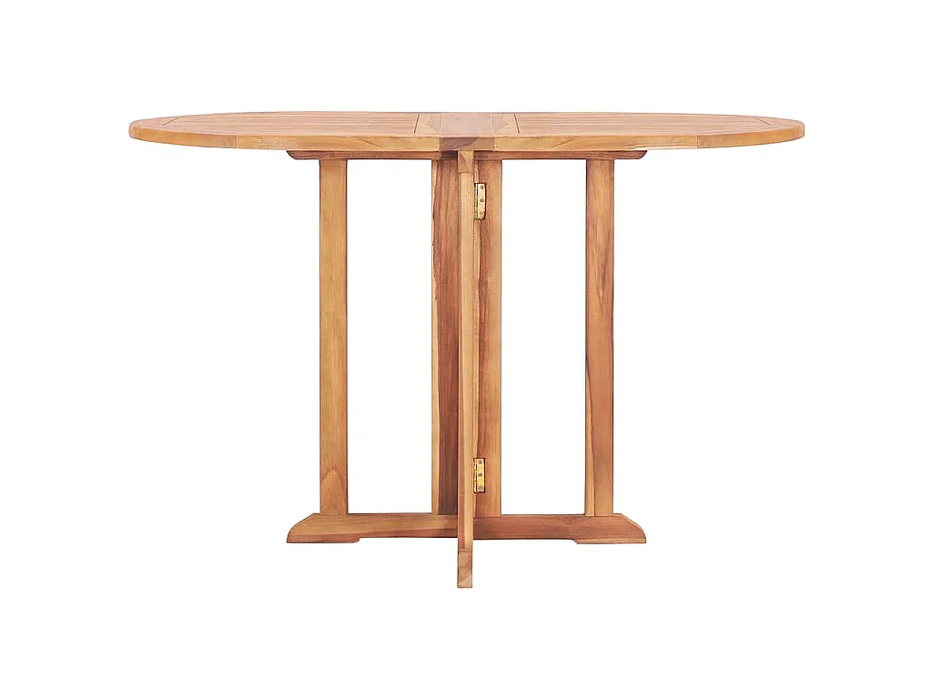 Tavolo Pieghevole a Farfalla 120x70x75 cm in Massello di Teak