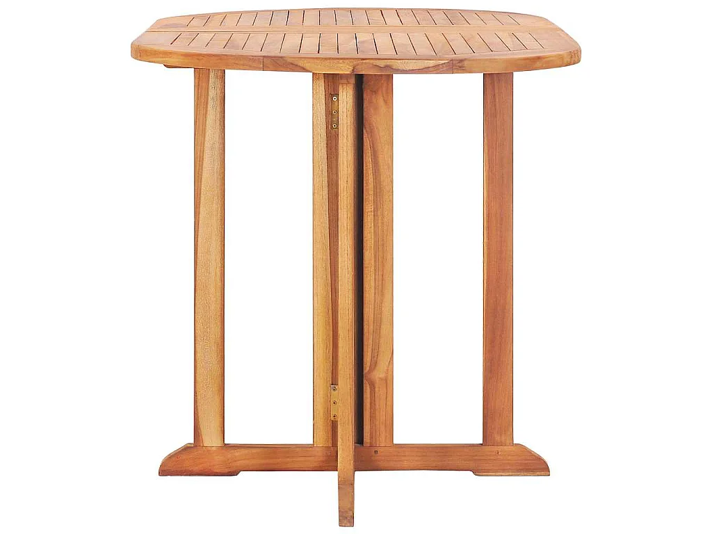 Tavolo Pieghevole a Farfalla 120x70x75 cm in Massello di Teak